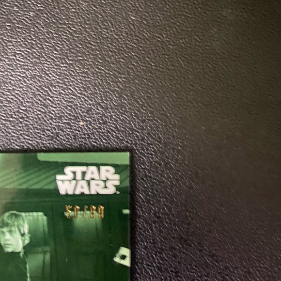 Topps Star Wars Trading Card with Green and Black - Picture 3 of 6